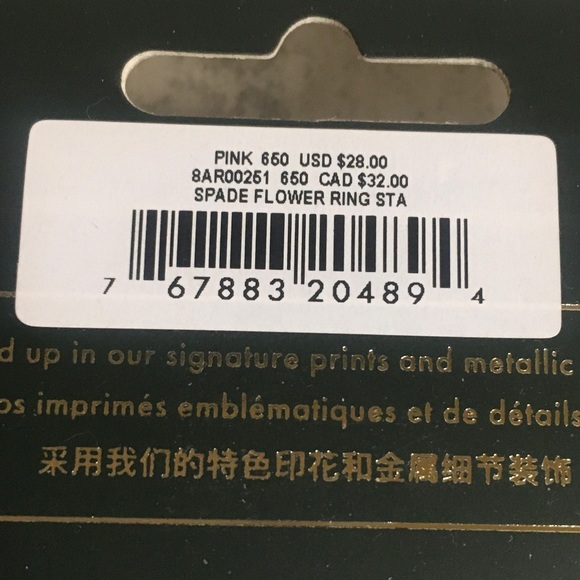 NWT Kate Spade Spade Flower Ring Stand - Picture 6 of 6